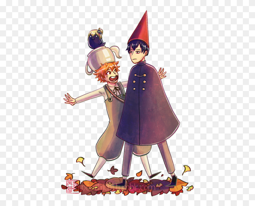 442x619 Image Result For Haikyuu Over The Garden Wall Au Kageyama And Hinata Kiss, Clothing, Apparel, Person HD PNG Download