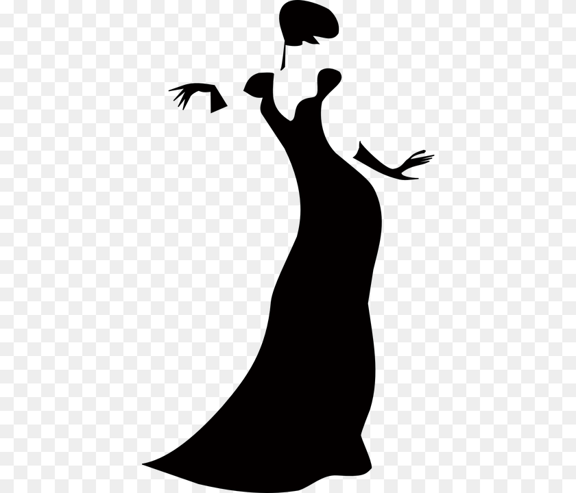 Result For Human Silhouettes Silhouette Art, Clothing, Dress, Fashion, Formal Wear PNG
