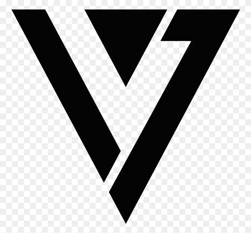 768x721 Image Result For Logo Seventeen Kpop Seventeen Vernon Seventeen Kpop Logo, Bow, Triangle, Alphabet HD PNG Download