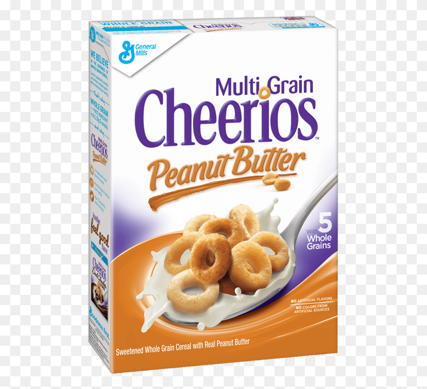 495x705 Image Result For Multigrain Peanut Butter Crunch Cheerios General Mills Cereal Cheerios Multigrain, Bread, Food, Bagel HD PNG Download