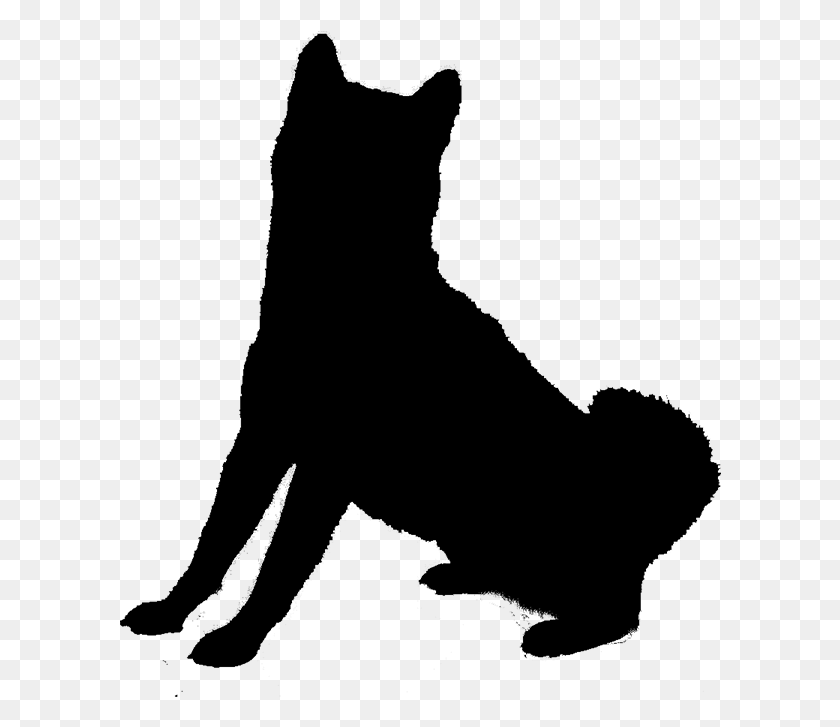 602x667 Image Result For Shiba Inu Silhouette Shiba Inu Silhouette, Gray, World Of Warcraft HD PNG Download