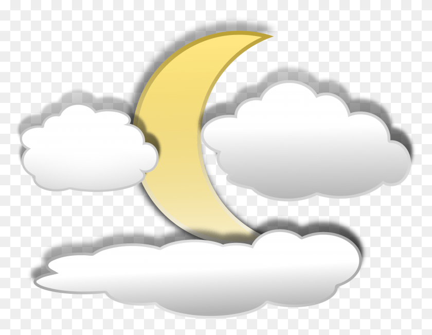 2400x1821 Image Royalty Free Library At Getdrawings Com Free Cloudy Moon Clipart, Animal, Bird, Food HD PNG Download