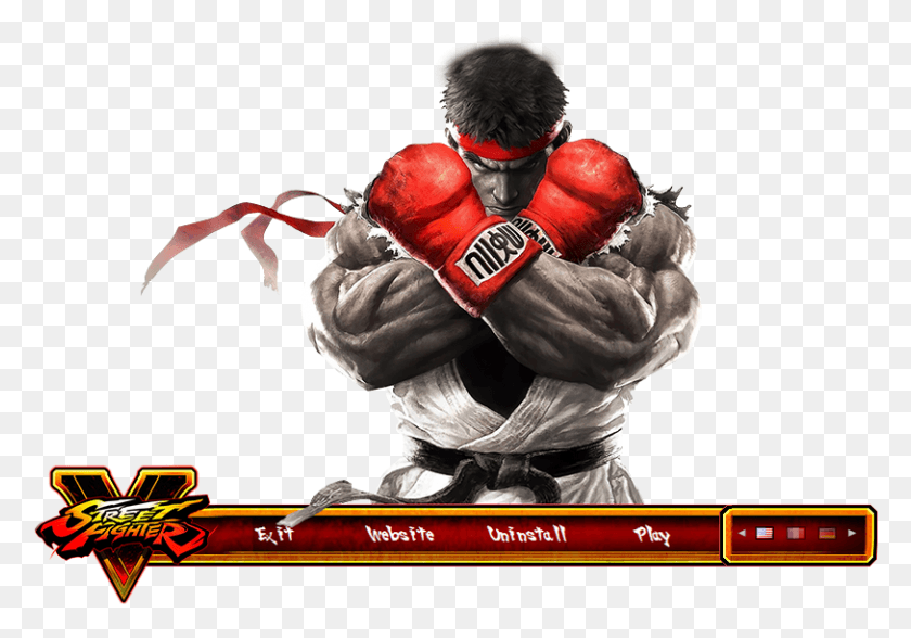 813x551 Image Ryu Street Fighter, Person, Human, Boxing HD PNG Download