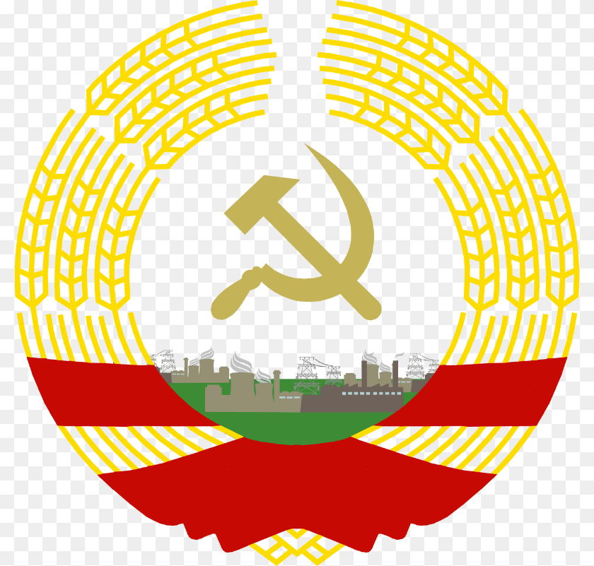 Sickle Hammer Sickle Hammer Oval Ornament, Nuclear, Person, Logo Sticker PNG