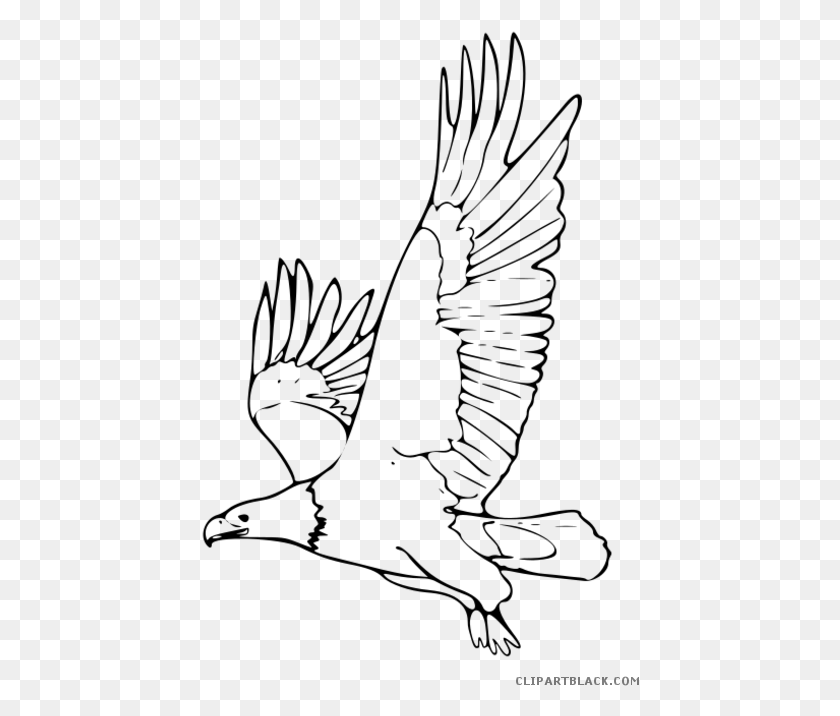 438x656 Image Stock Eagle Clipart Black And White Clip Art Black And White Eagle, Gray, World Of Warcraft HD PNG Download