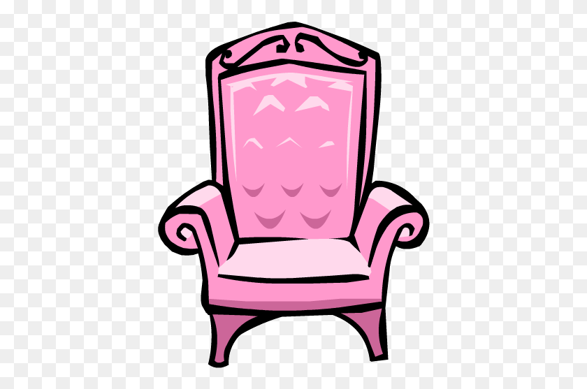 390x497 Image Throne Club De Trono De Princesa, Furniture, Armchair, Chair HD PNG Download