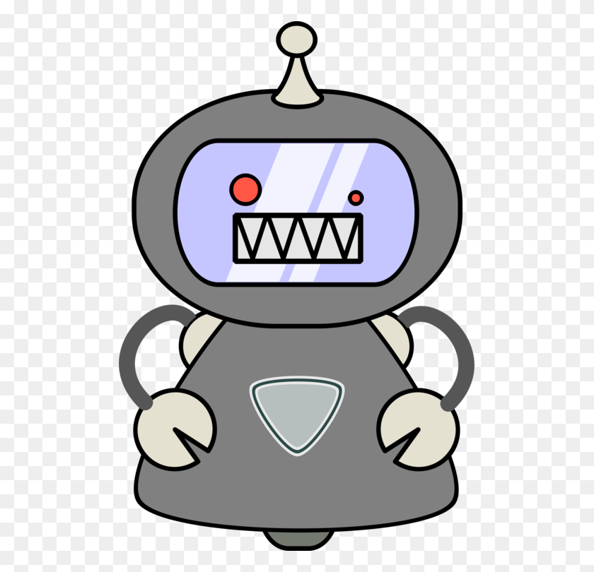 503x750 Image Tracing Raster Graphics Evil Cartoon Robot Descargar Hd Png