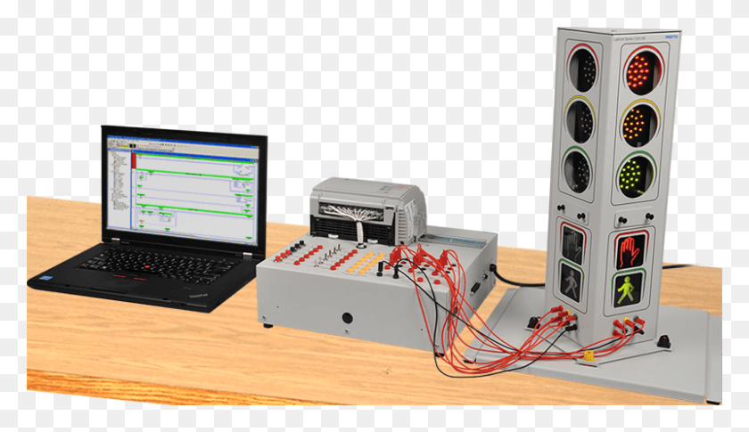 800x436 Image Traffic Light Control By Plc, Laptop, Pc, Computer HD PNG Download