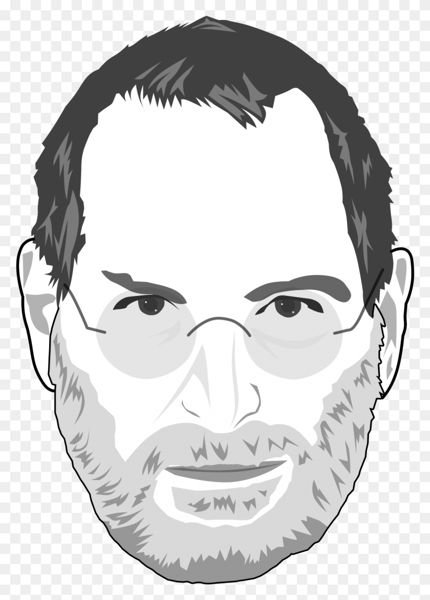 1123x1599 Image Via Cartoon Yourself Steve Jobs You Have, Face, Head HD PNG Download