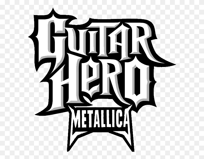 611x595 Image Via Jay Leno Nombres De La Banda Guitar Hero Logo Transparent, Text, Label, Poster Hd Png Download