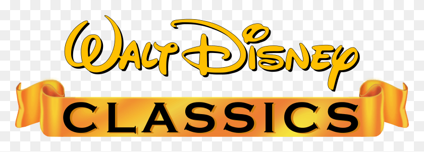 5656x1753 Descargar Png Walt Disney Classics 1997 2001 Logo Disney, Texto, Alfabeto, Word Hd Png