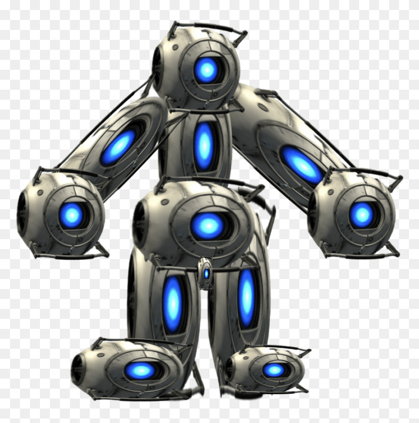 864x874 Image Wheatley Portal, Toy, Robot HD PNG Download