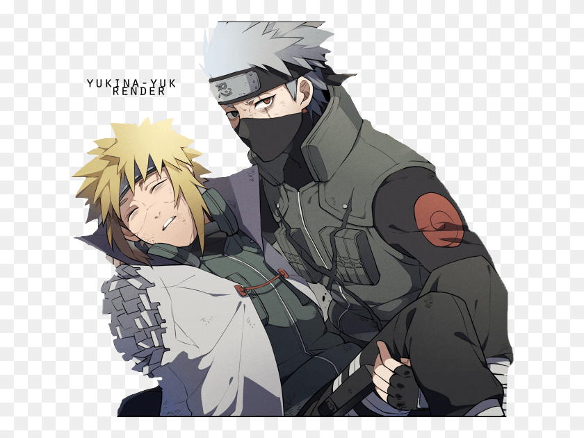 640x571 Image With Transparent Background Minato And Kakashi, Person, Human, Helmet HD PNG Download
