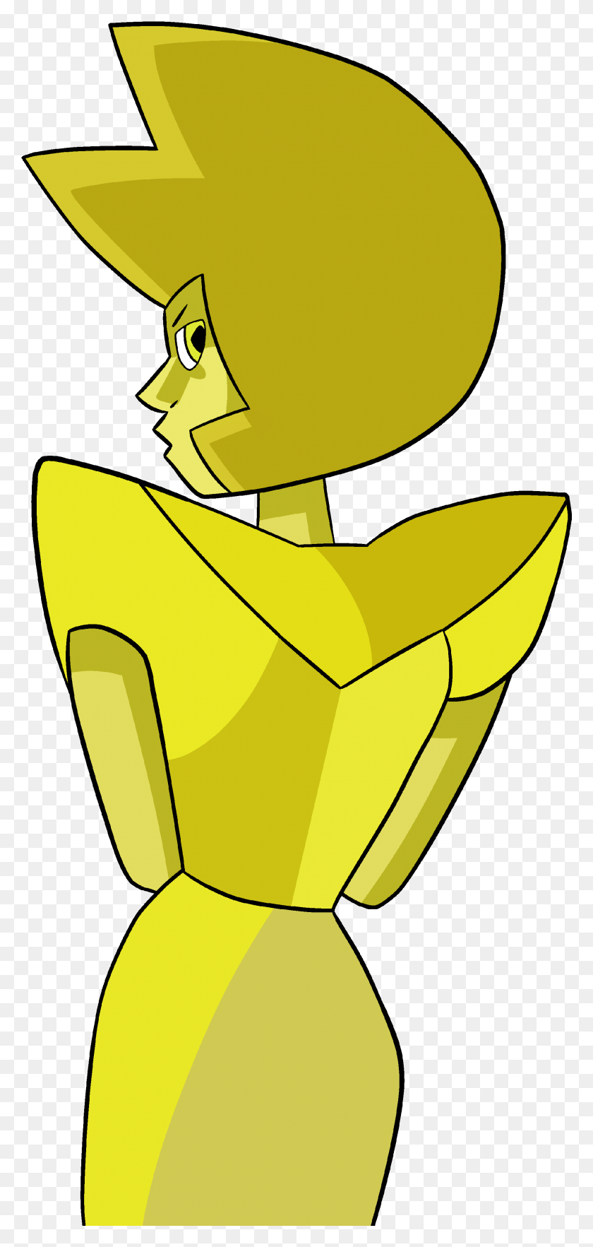 1916x4189 Image Yellow Diamond Extended Intro Shaded Cartoon, Clothing, Apparel Descargar Hd Png