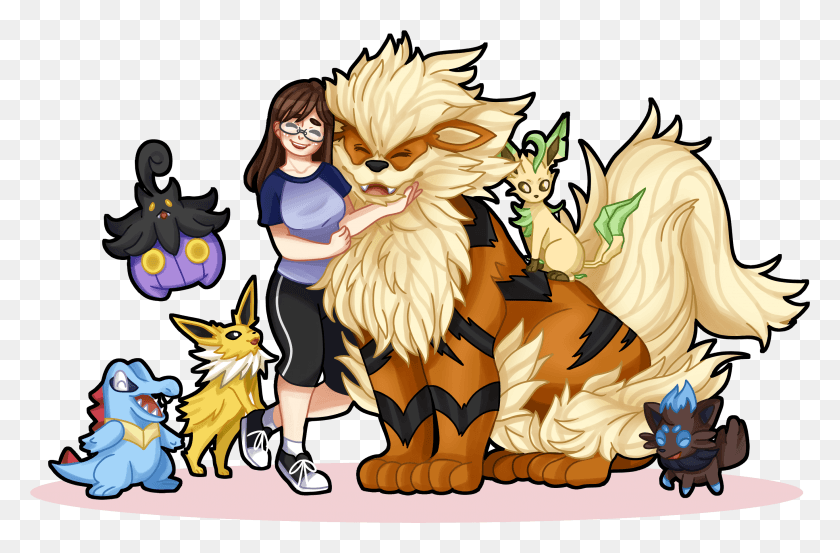 2715x1719 Imagei Finally Perfected Drawing Big Floofball Arcanine, Person, Human, Comics HD PNG Download