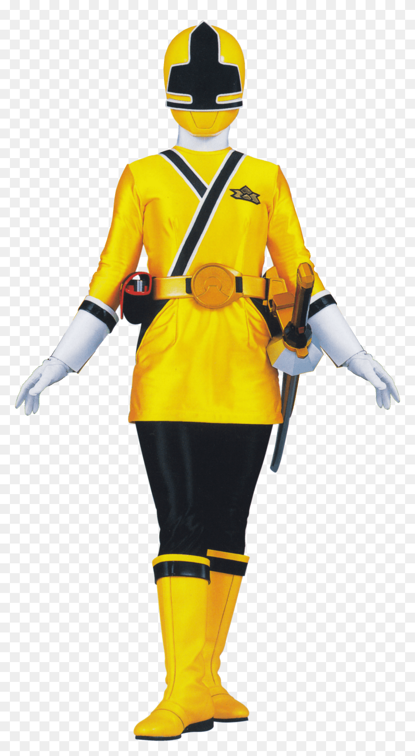 Imagem De Power Rangers Power Rangers Samurai Yellow Ranger, Costume, Person, Human HD PNG Download
