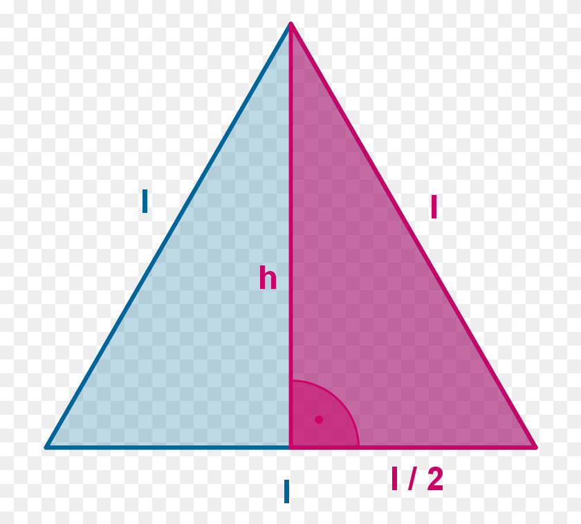 716x698 Imagen Teoria Triangulo Rectangulo En Triangulo Equilatero Triangle HD PNG Download