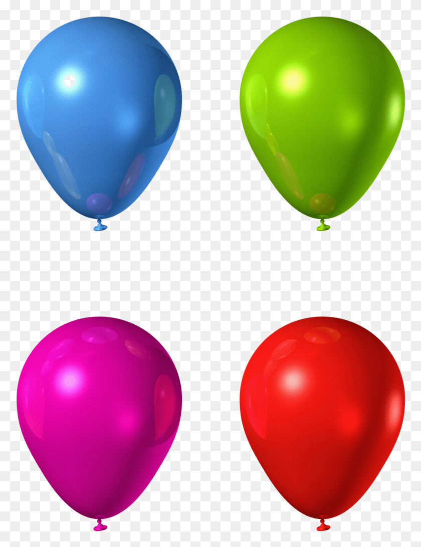 1133x1498 Imagenes De 4 Globos, Balloon, Ball, Sphere HD PNG Download