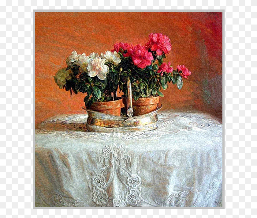 628x651 Imagenes De Las Obras Del Pintor Antonio Guzman Painting, Tablecloth HD PNG Download