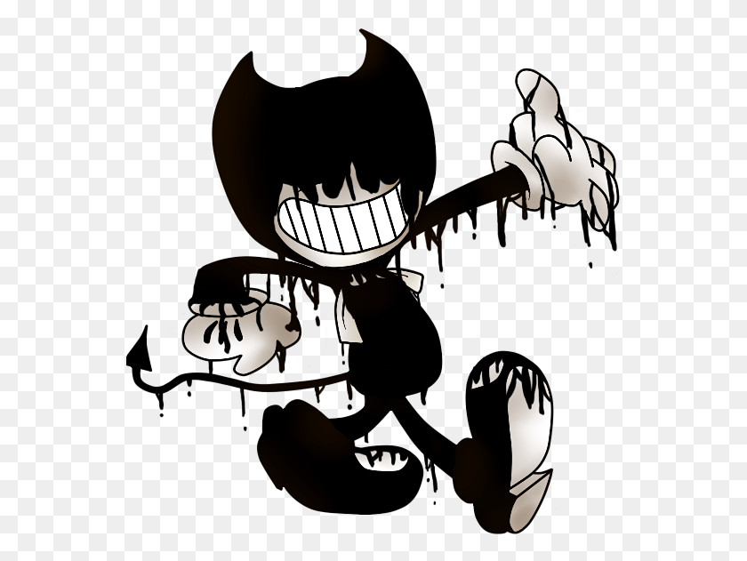 557x571 Imagens Do Bendy And The Ink Machine Bendy And The Ink Machine, Halloween, Blackbird, Bird HD PNG Download