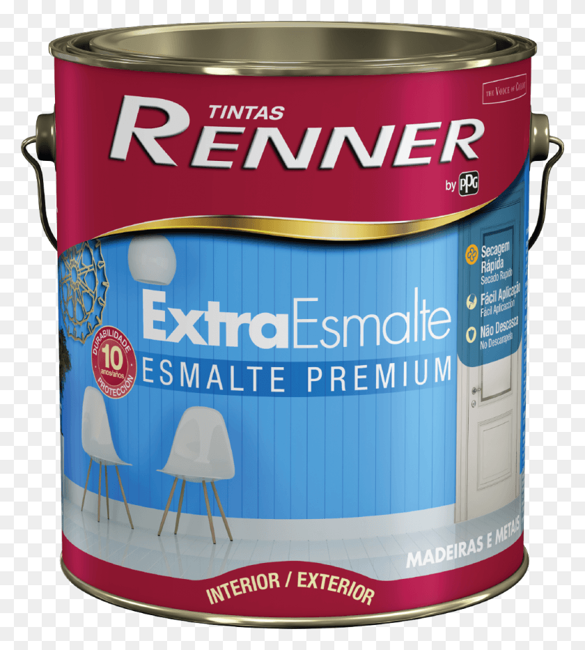 1051x1177 Imagens Em Alta Tintas Renner Esmalte Sintetico, Tin, Can, Paint Container Hd Png