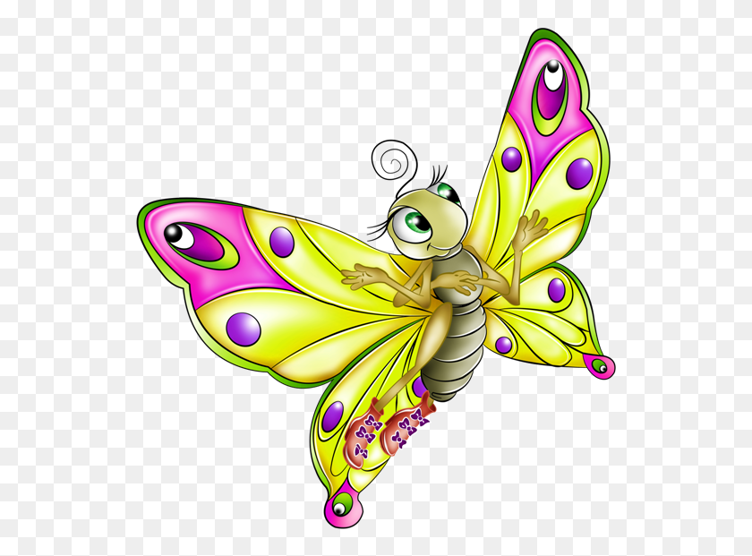 537x561 Png Изображение - Imagens Para Montagens Cartoon Butterfly, Игрушка, Графика Hd Png Скачать