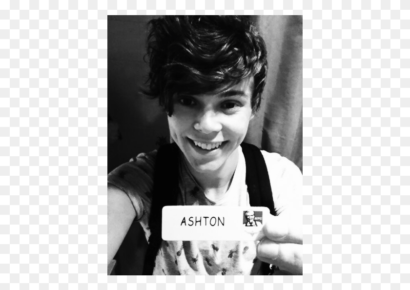 401x534 Images About Ashton Irwin On We Heart It Ashton Irwin Kfc, Face, Person, Human HD PNG Download