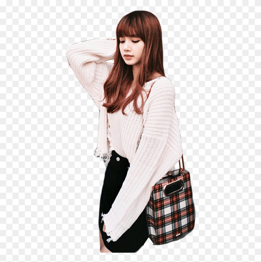 425x783 Images About Blackpink Png39s On We Heart It Style Lisa Blackpink, Clothing, Apparel, Person HD PNG Download