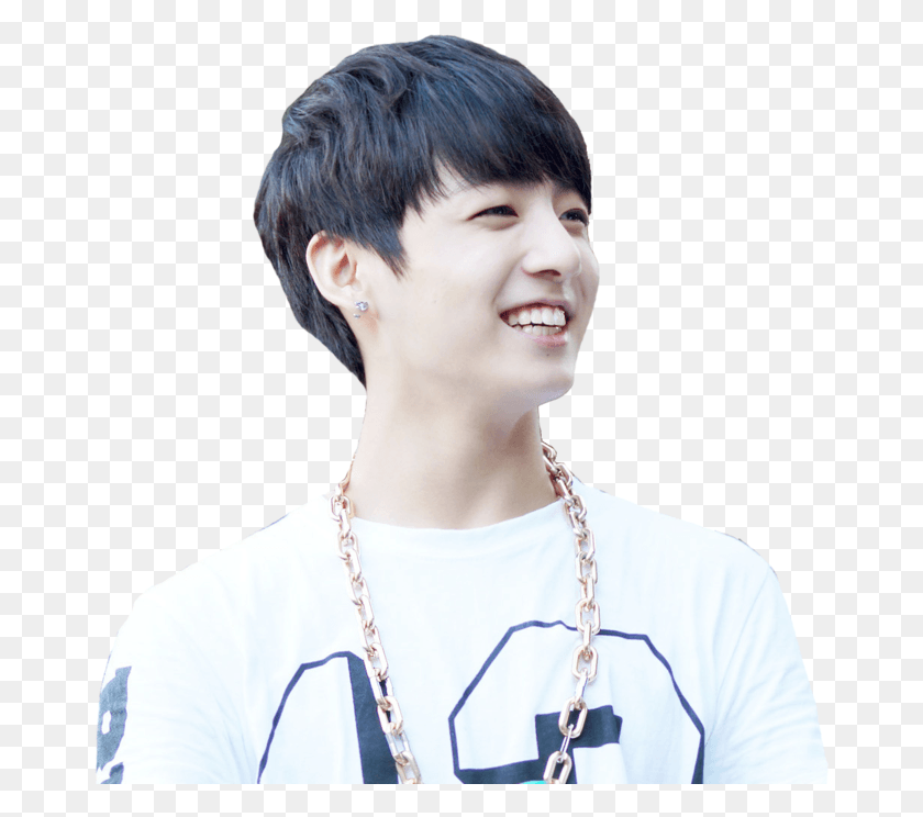 670x684 Images About Bts Transparent On We Heart It Jungkook, Person, Human, Necklace HD PNG Download