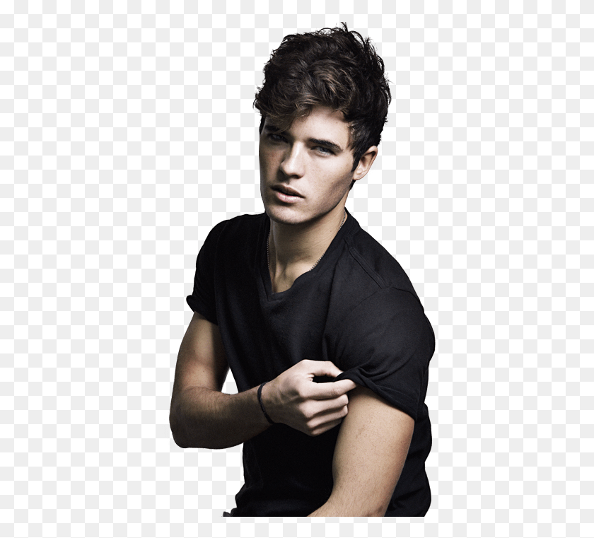 394x701 Images About Celeb On We Heart It Cortes Para Cabello Ondulado Hombre 2016, Person, Human, Man HD PNG Download