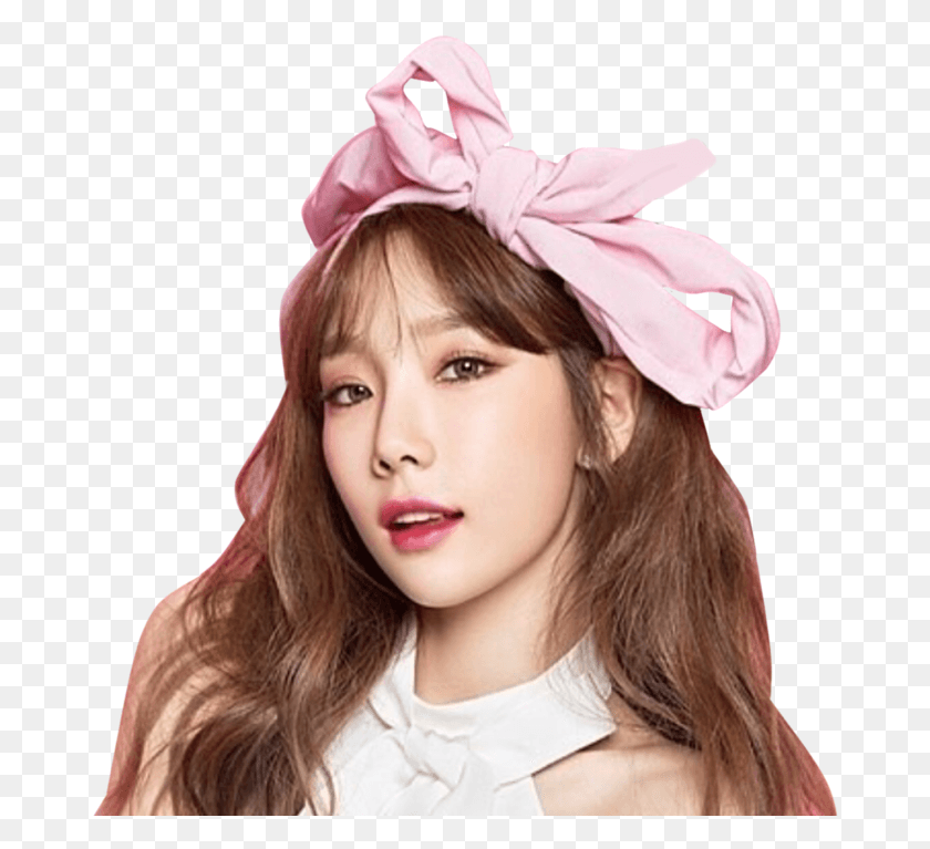 674x707 Images About Cute On We Heart It Taeyeon Cute, Clothing, Apparel, Headband HD PNG Download