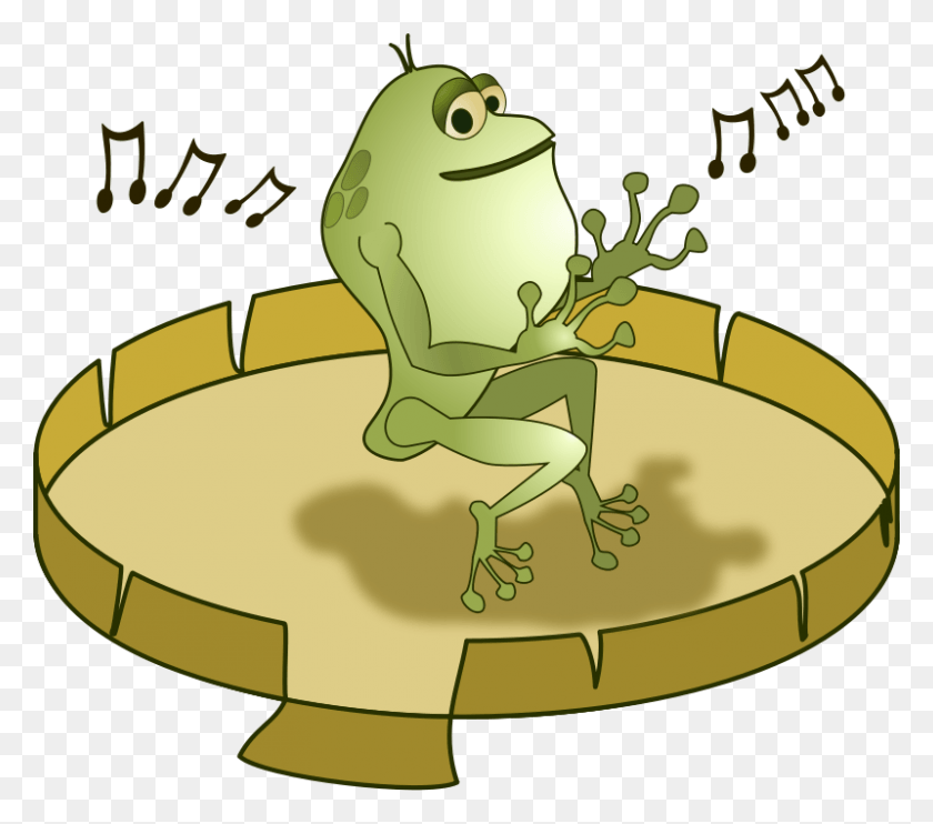 800x700 Images About Frogs On Clip Art Animals Dancing Singing, Animal, Frog, Amphibian HD PNG Download