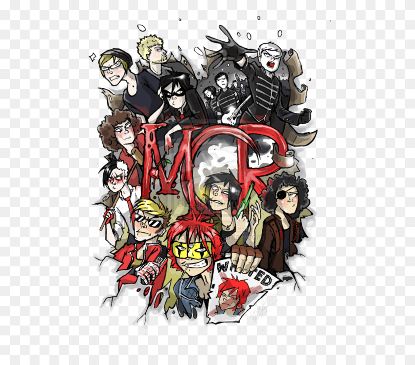 501x680 Images About My Chemical Romance On We Heart It Mcr Cover, Poster, Advertisement, Comics HD PNG Download