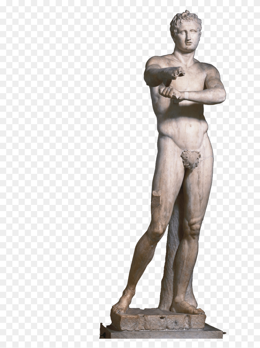 764x1061 Png Изображения On We Heart It Скульптура Лисиппа Апоксиомена, Статуя, Человек Hd Png Скачать