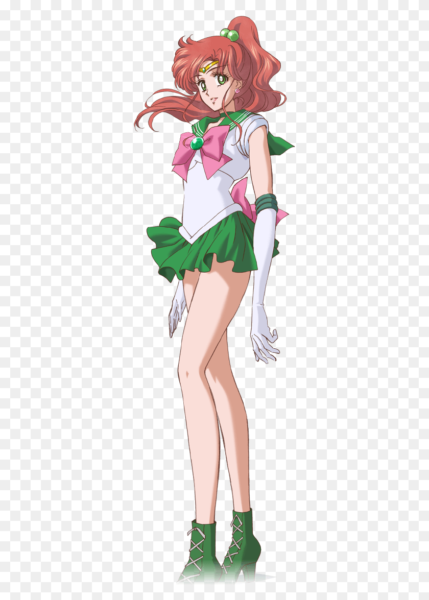 317x1115 Images About Sailor Moon On We Heart It Sailor Jupiter And Sailor Venus, Person, Human, Clothing HD PNG Download