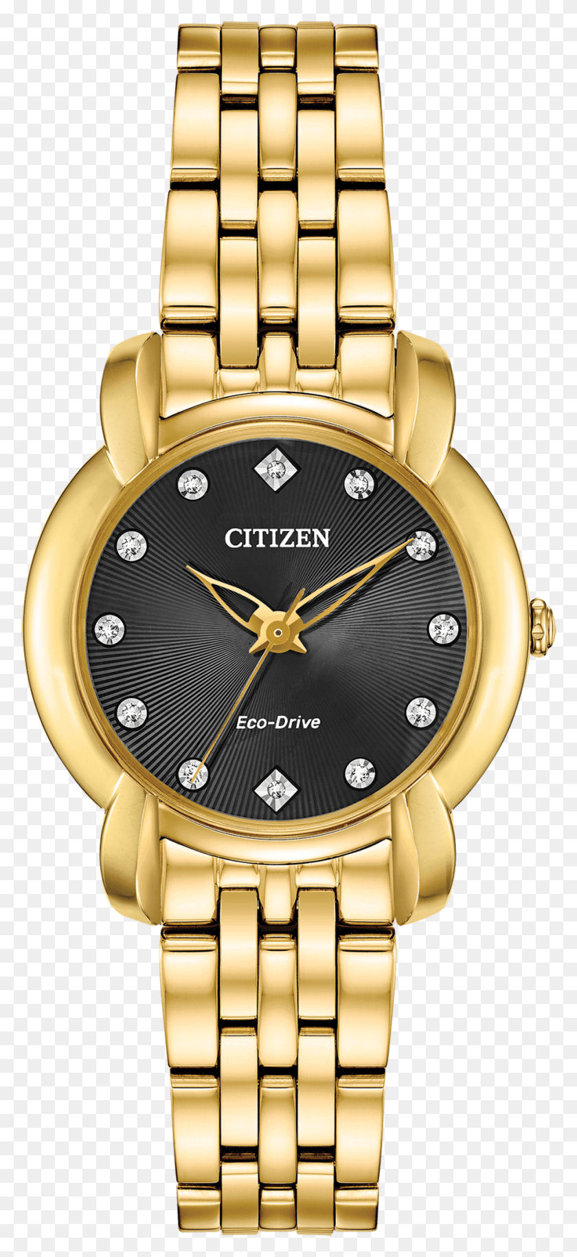 928x2104 Png Изображения Citizen Women Em0710, Наручные Часы, Золото Hd Png Скачать