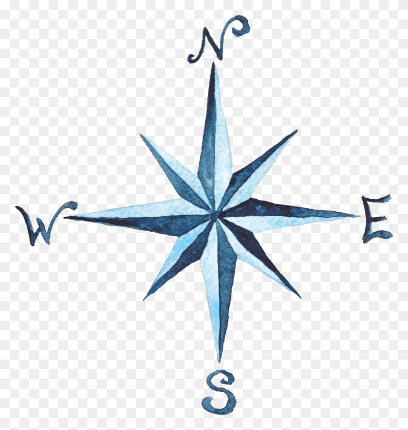 893x945 Images Of A Compass Rose Nautical Compass Transparent Background, Cross, Symbol, Compass Math HD PNG Download