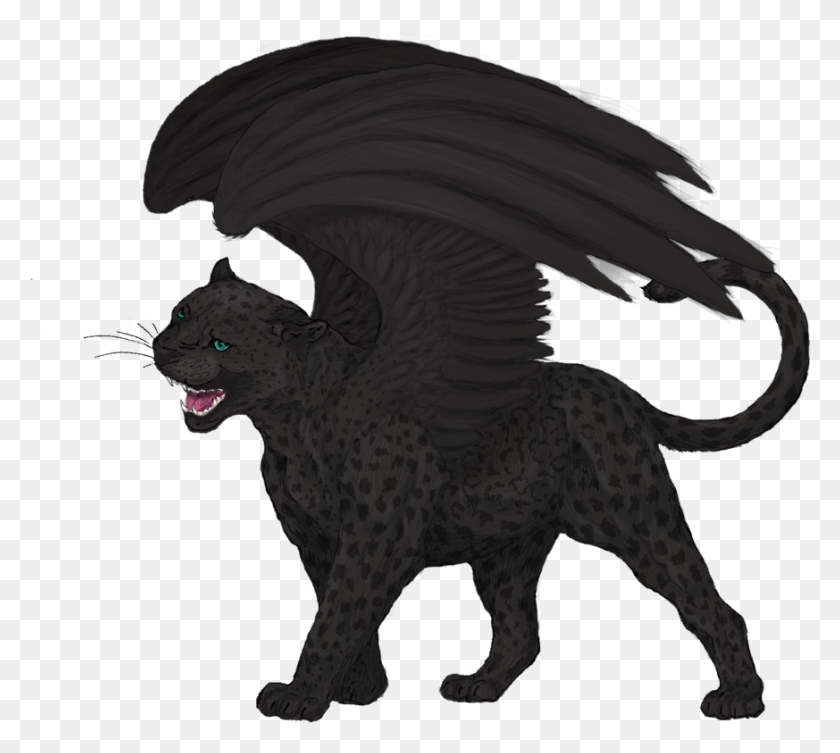 873x776 Черная Пантера Кошки Рисунок Черная Пантера Животное, Пантера, Дикая Природа, Млекопитающее Png Скачать