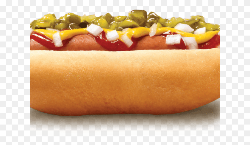 641x429 Images Of Hot Dogs Hotdog With Ketchup Mustard And Relish, Hot Dog, Food HD PNG Download