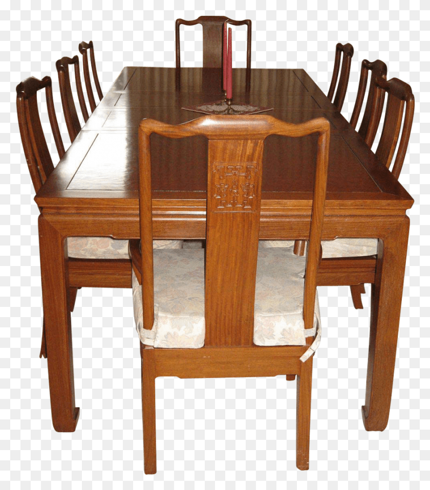 874x1007 Обеденный Стол Из Розового Дерева Spacehero Burmesethai На Прозрачном Фоне, Обеденный Стол, Мебель, Дерево Png Скачать