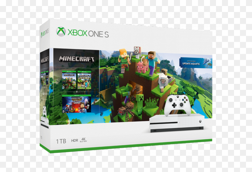 640x514 Descargar Png / Xbox One S Minecraft, Juguete, Vegetación, Planta Hd Png