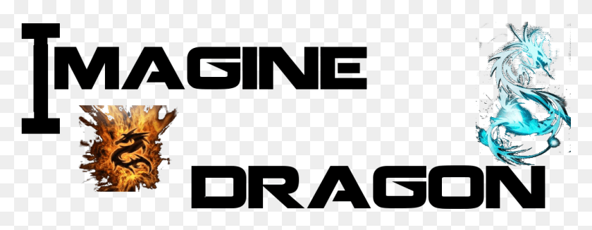 1023x350 Логотип Imagine Dragons Дракон, Тигр, Дикая Природа, Млекопитающее Png Скачать