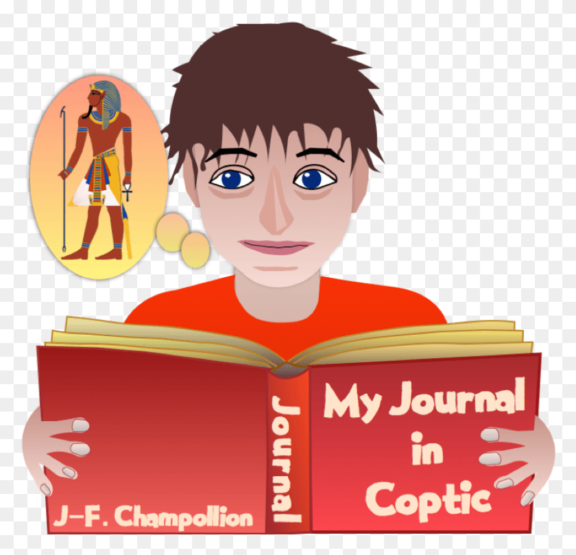798x767 Imagine Learning A Language That No One Can Speak Cartoon, Person, Human, Reading HD PNG Download