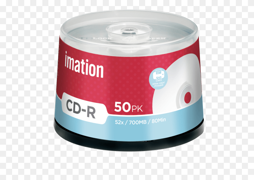 769x537 Imation 700mb80 Minute 52x Cd R White Inkjet Printable Tous Les Accessoires Informatique, Disk, Dvd, Tape HD PNG Download