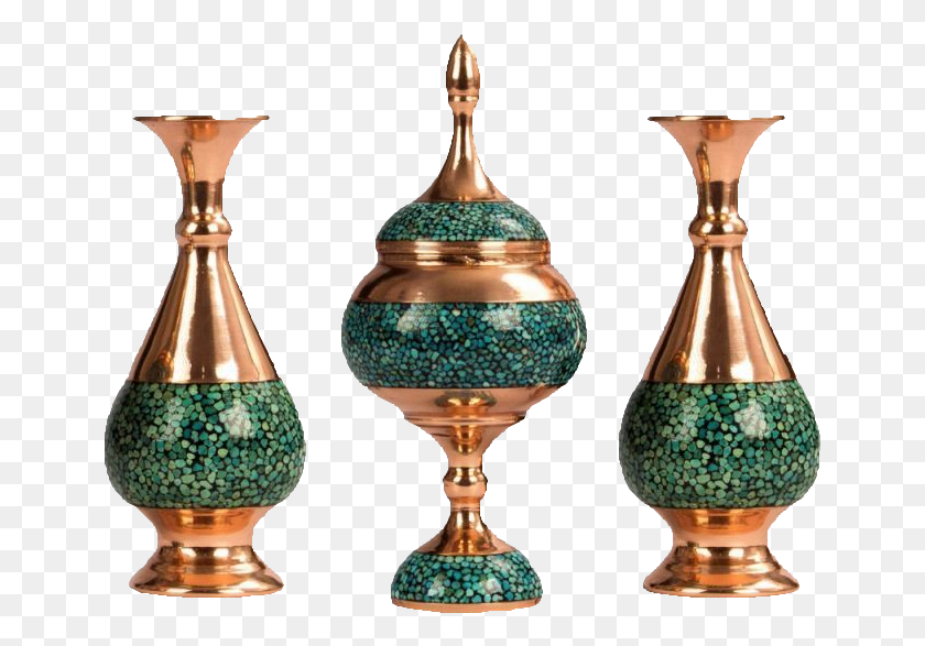 651x527 Img, Lamp, Bronze, Turquoise HD PNG Download