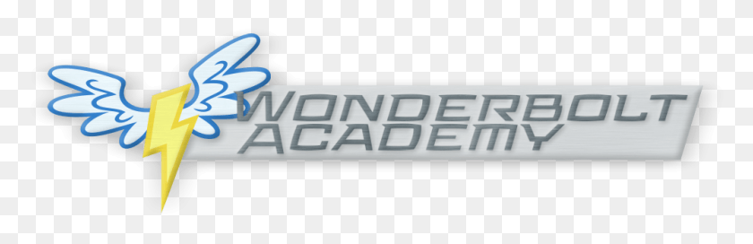 1001x273 Img 996558 1 Wonderbolt Academy Logo By Mlp Wonderbolts Logo, Text, Face, Word HD PNG Download