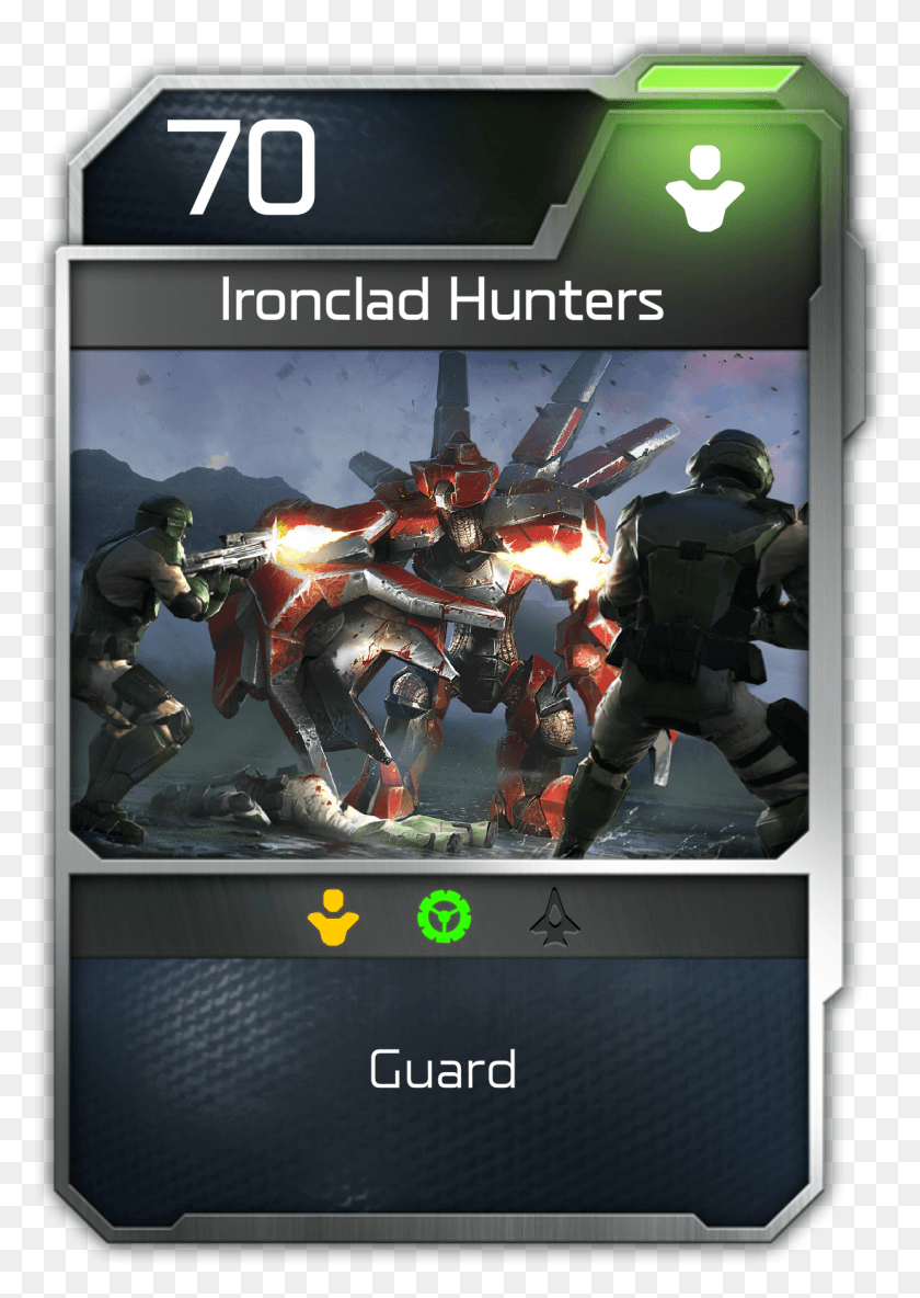 1281x1846 Descargar Png / Halo Wars 2 Ironclad Hunters, Persona, Humano, Cartel Hd Png