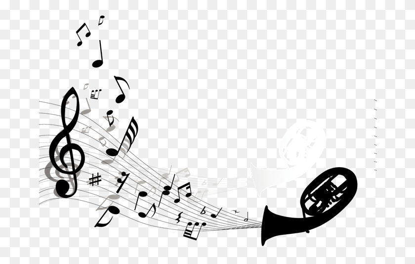 686x474 Imgenes De Notas Musicales Music Background Black And White, Animal, Hand, Face HD PNG Download
