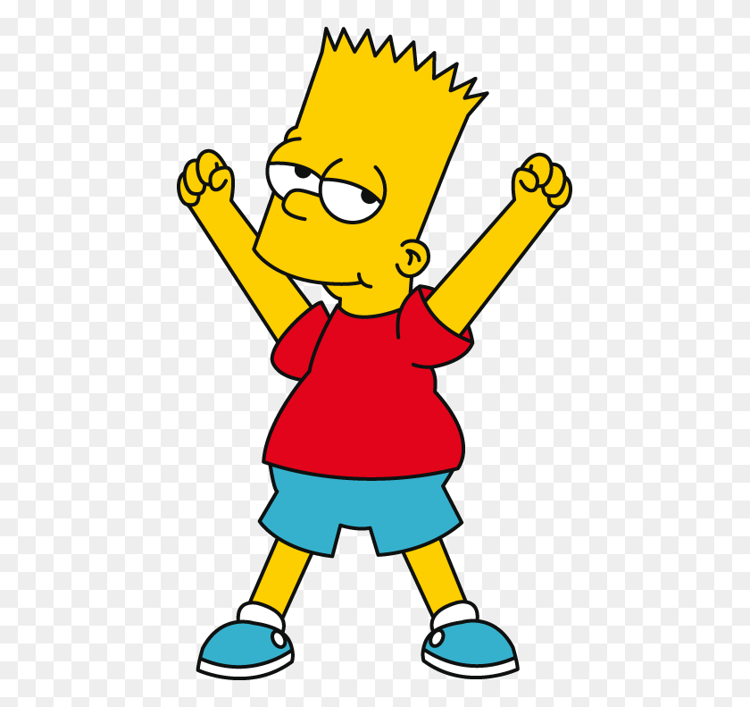443x731 Descargar Png Imgenes Y Gifs De Los Simpsons Bart Simpson, Hand, Female, Arm Hd Png