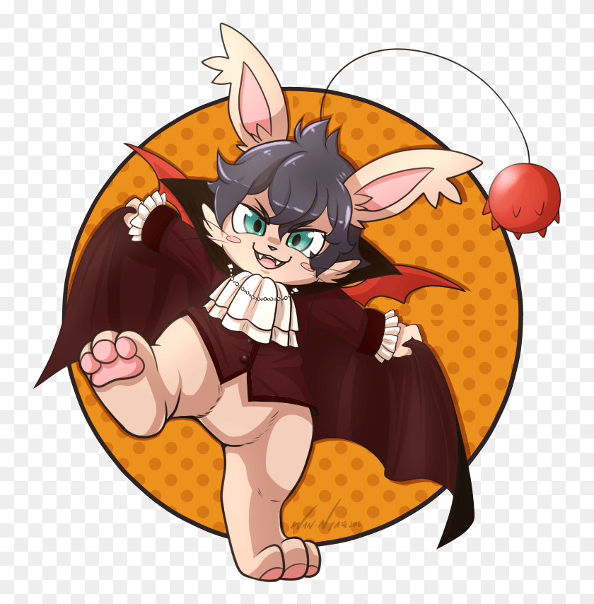 749x794 Imma Vampire Kupo Art By Http Cartoon, Person, Human, Sweets HD PNG Download